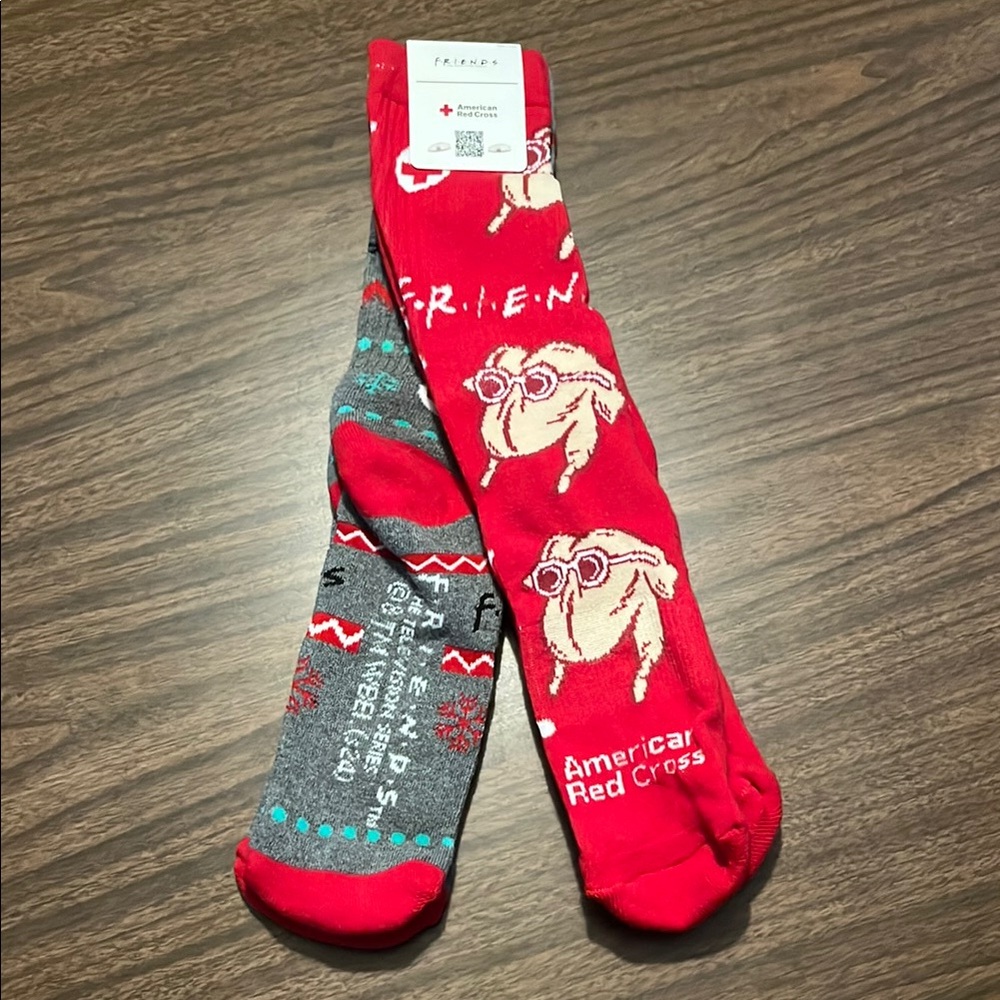 LAST CHANCE NEW Friends x American Red Cross Limited Edition Socks NWT